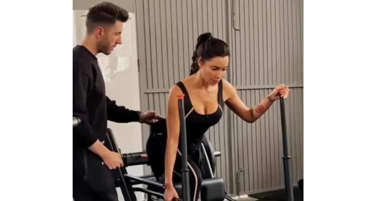 Pilar Rubio resalta beneficios del entrenamiento de fuerza