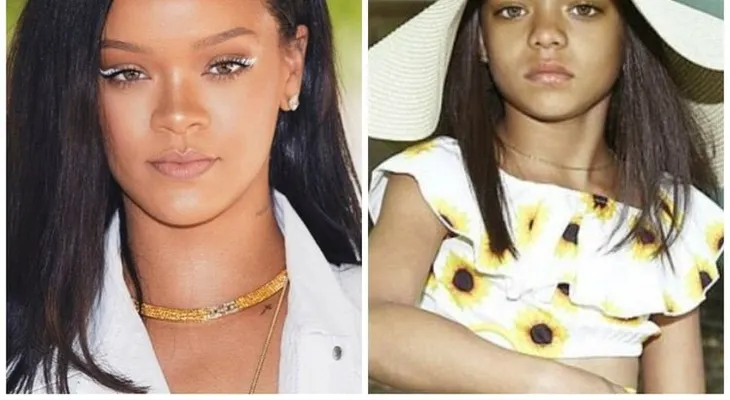 Rihanna encuentra a su "gemela" y publicación da vuelta al mundo