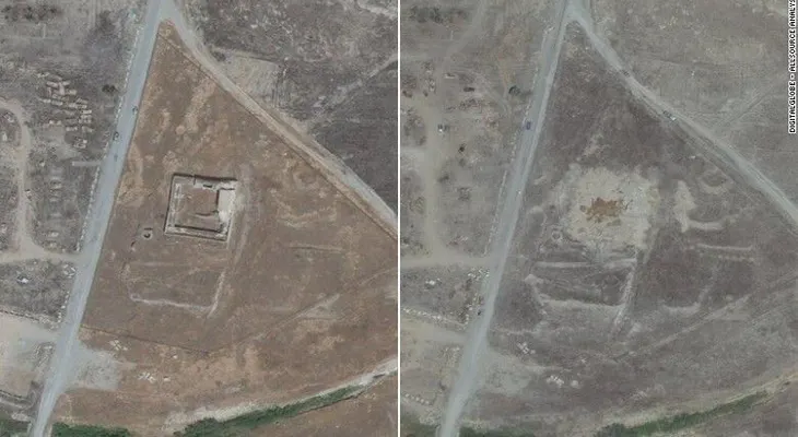 Imágenes de satélite sugieren que ISIS arrasó el monasterio más antiguo de Iraq