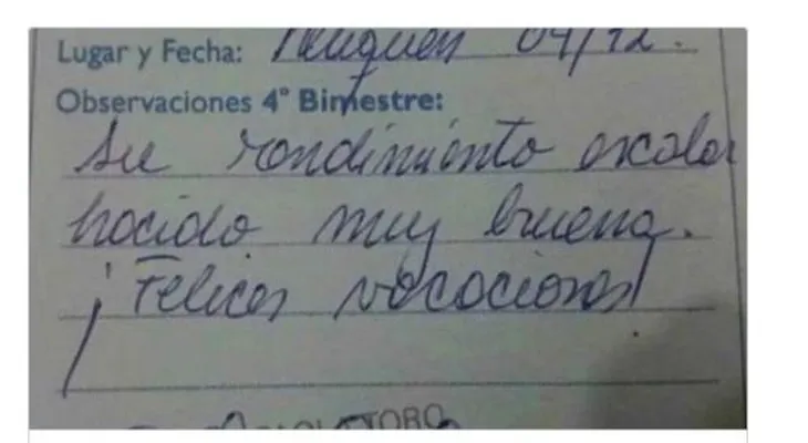 Se vuelve viral error ortográfico de una directora de un colegio