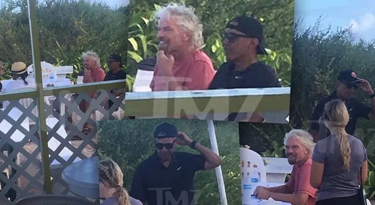 Las vacaciones de los Obama junto al multimillonario Richard Branson en las Islas Vírgenes
