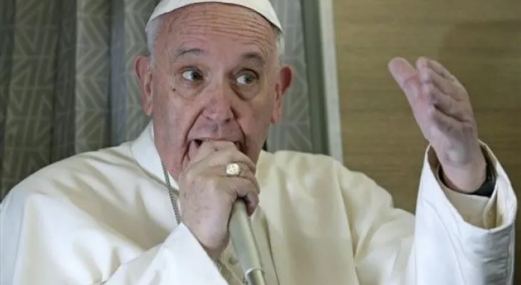El papa Francisco llegó al Palacio Nacional de México