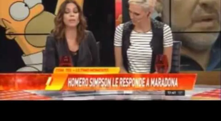 Homero le responde a Maradona tras sus polémicas declaraciones sobre los Simpsons