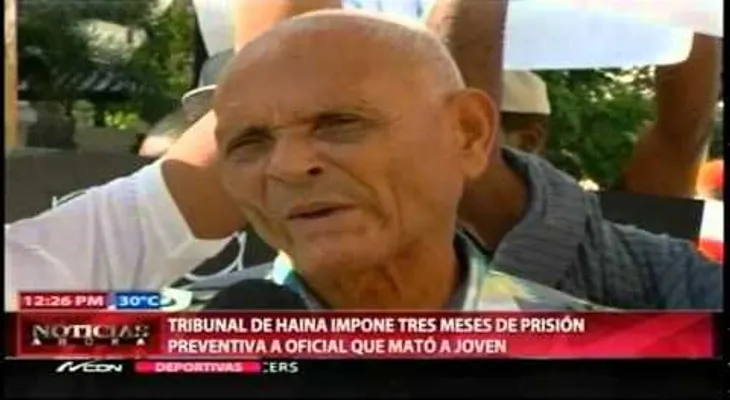 3 meses prisión teniente acusado de matar joven en Haina