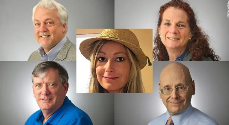 Estas son las víctimas del tiroteo en el diario Capital Gazette de Maryland