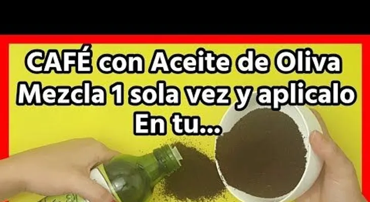 Piel hidratada con café y aceite de oliva