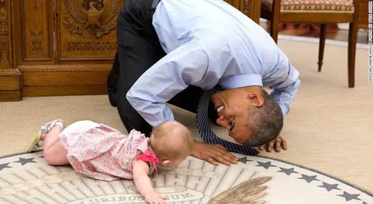 La niña que "no está lista" para que Obama deje la Casa Blanca
