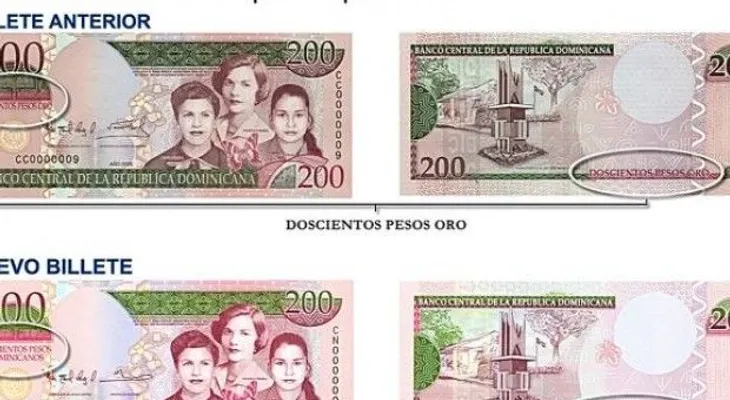Banco Central aplica cambios a billete de RD$200