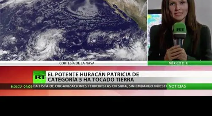 PRIMERAS IMÁGENES: El huracán Patricia toca tierra en el estado de Jalisco (VIDEO)