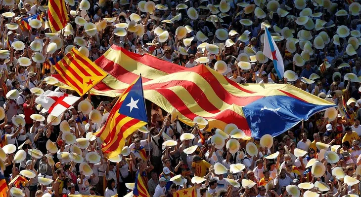 Así sería el mapa de la flamante República de Cataluña