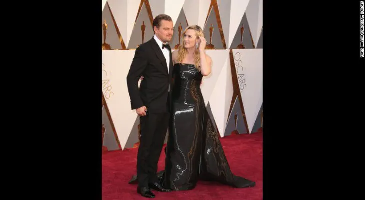 Así reaccionó Kate Winslet al Oscar de Leonardo DiCaprio