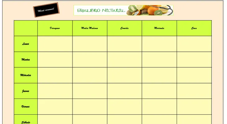 ¿Cómo preparar un menú saludable ?