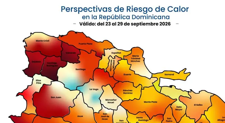 Calor extremo persiste en República Dominicana a dos días de finalizar septiembre