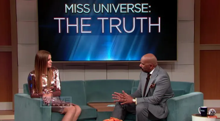 Así fue el cara a cara entre Miss Colombia y Steve Harvey