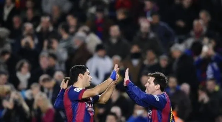 Messi y Suárez brillan en victoria del Barcelona