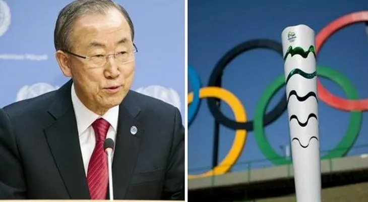 Ban Ki-moon portará la antorcha olímpica en Río de Janeiro