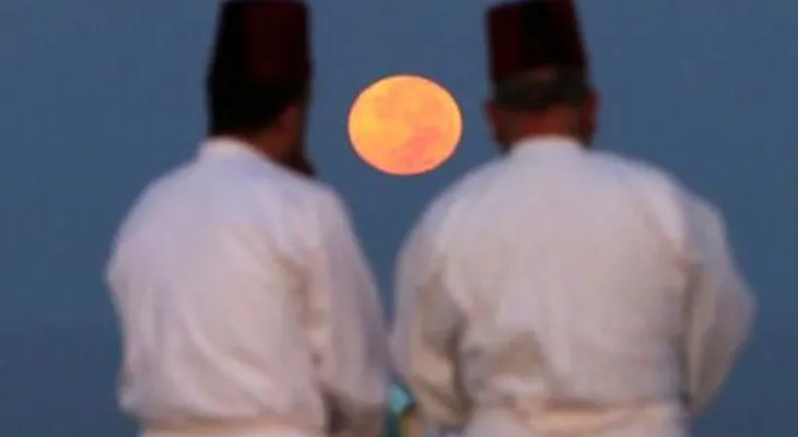 En fotos: Así se vio la "Luna de sangre"