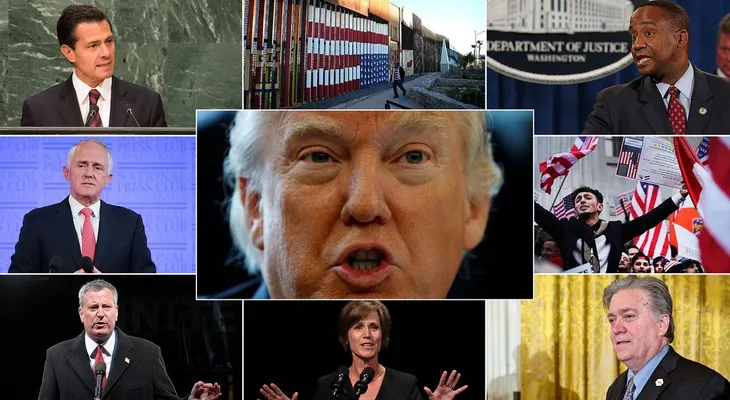 Donal Trump y las 15 polémicas de sus primeros 15 días en la Casa Blanca