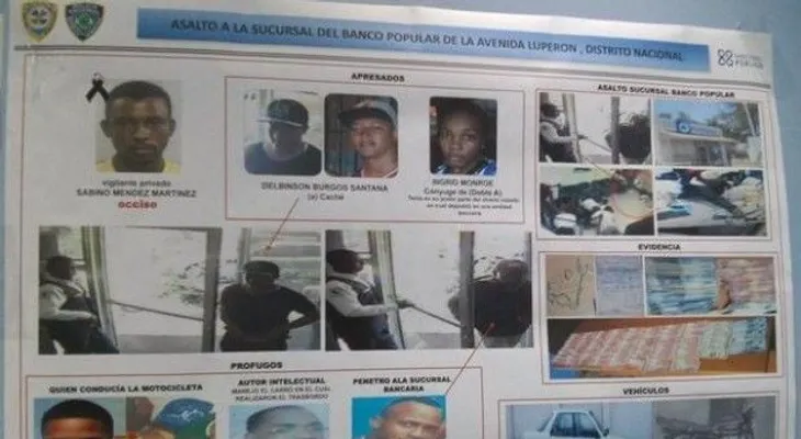 Dictan un año de coerción a presunto implicado en asalto al Banco Popular
