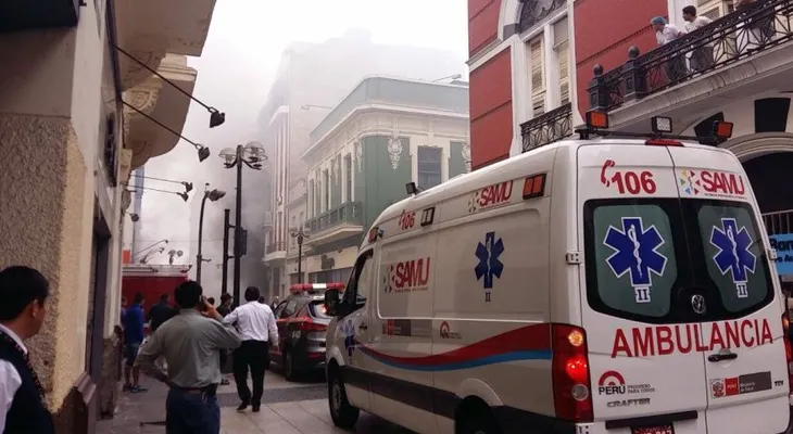 Un corto circuito provoca un incendio en un penal de Perú