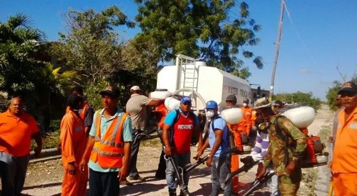 Obras Públicas realiza jornada contra dengue en Barahona