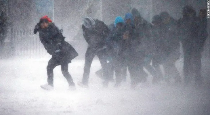 Así se ve la gran tormenta de nieve al noroeste de Estados Unidos