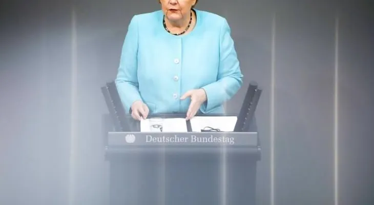 Merkel: La variante delta pone a Europa "en la cuerda floja"