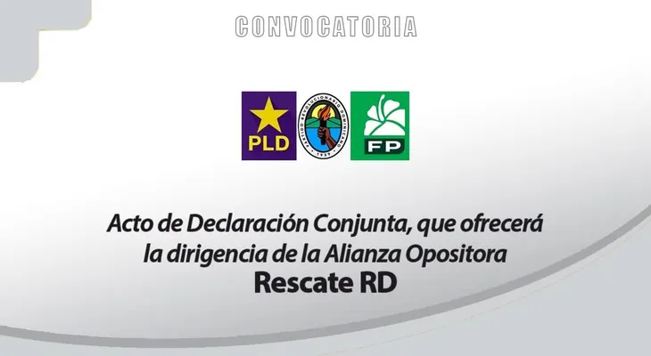 Convocatoria Rueda de Prensa PLD