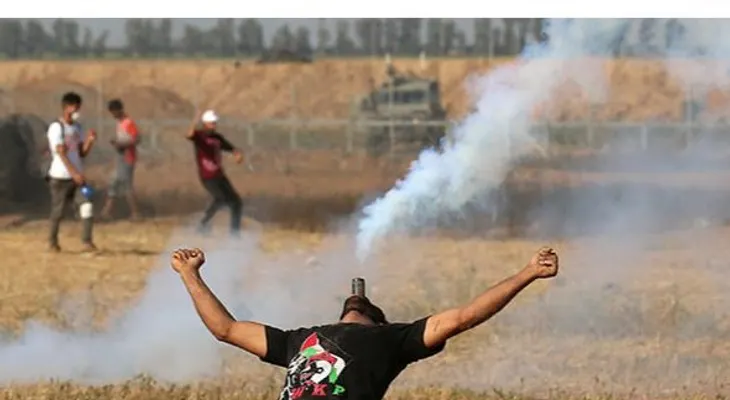 Toda la desesperación de las protestas en Gaza, en una poderosa imagen