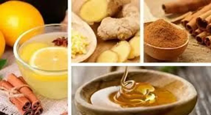 Rábano, 4 limones, 3 cucharadas de miel, 2 cucharadas de canela, 1 trocito de jengibre para mejorar la memoria  y quemar grasa
