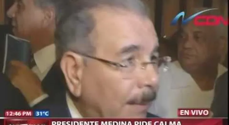 Danilo pide calma a los afectados por lluvias 