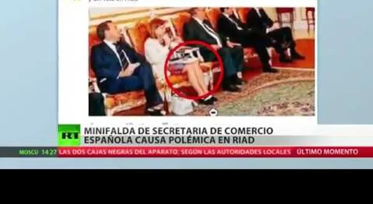 Una política española asiste vestida de minifalda a encuentros oficiales en Arabia Saudita