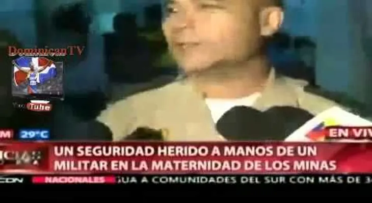 Militar hiere a un miembro de la seguridad de la Maternidad de Los Mina