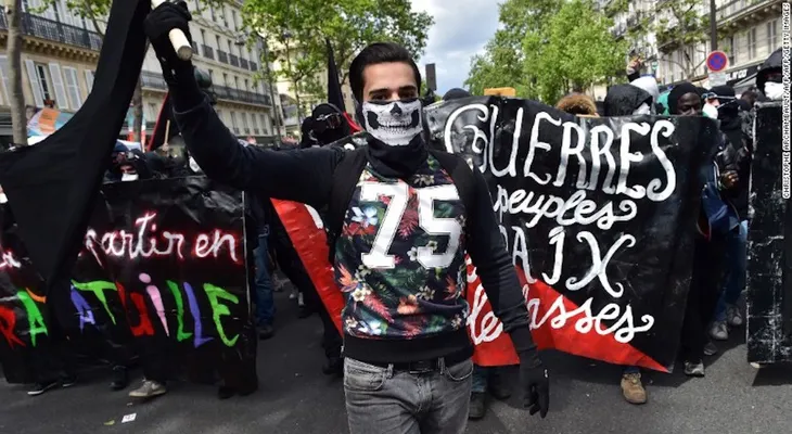 Así fueron las protestas del Día del Trabajo en algunas ciudades del mundo
