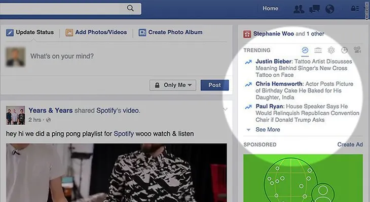 ¿Censura Facebook las noticias de grupos conservadores?
