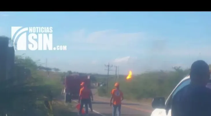 Muere conductor de camión de GLP que se incendió en Montecristi 