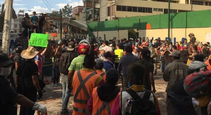 El antes y después del colegio Enrique Rébsamen, el centro de atención de los rescates