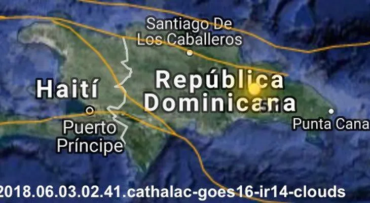 El temblor de tierra en la República Dominicana, fue de 5.1 grado, a las 5:03 de la madrugada