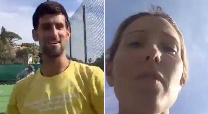 Novak Djokovic transmitió involuntariamente por Facebook Live una discusión con su mujer