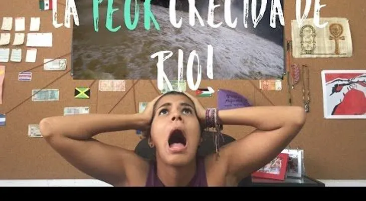 Atrapada por la crecida de un rio en República Dominicana!
