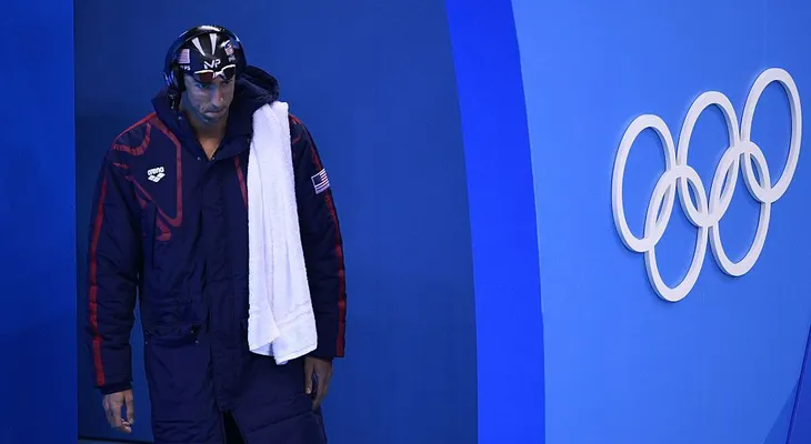La reacción de Phelps ante el baile de un rival se vuelve viral