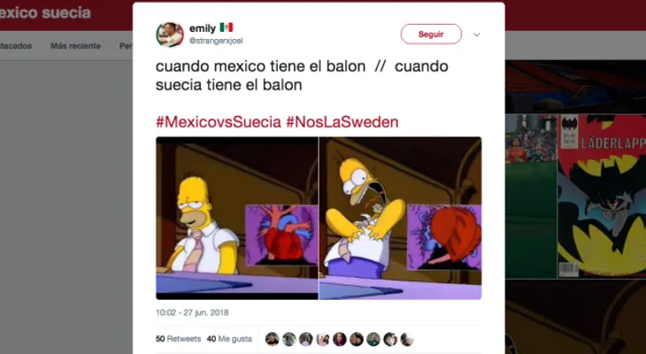 Los memes del partido de México contra Suecia