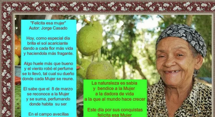 Felicita esa mujer