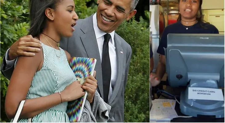 Hija de Obama trabaja como mesera en un Restaurante