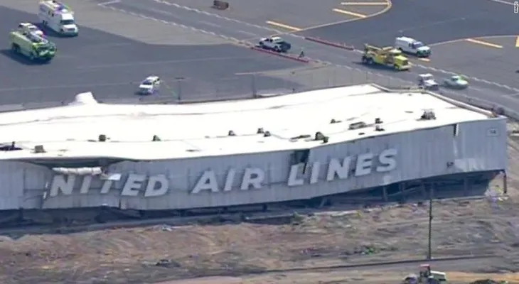 Derrumbe de hangar en Nueva Jersey causa 4 heridos