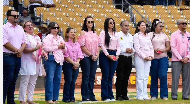 Águilas se unen a campaña contra cáncer de mama en Estadio Cibao