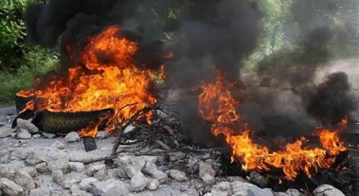 Protestan en comunidad de Dajabón en demanda arreglo de carretera