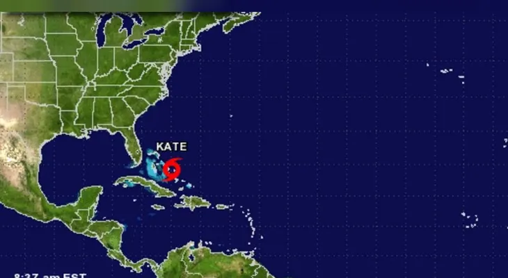 Se forma la tormenta tropical Kate en el Atlántico