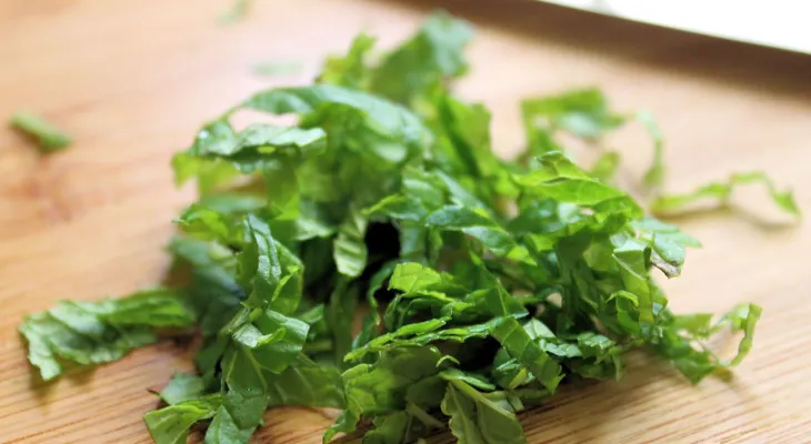 Ensalada de remolacha con vinagreta de hierbabuena y miel