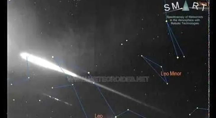 Una bola de fuego se destruye antes de impactar en tierra de España